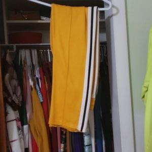 Yellow sweatpants